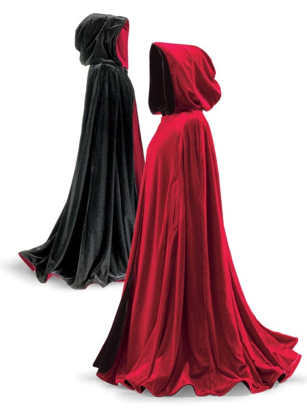 Pyramid Collection Reversible Velvet Cloak